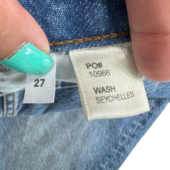 Reformation Women's Julia Straight Leg Jeans Seychelles Wash Size 27 - Picture 5 of 6